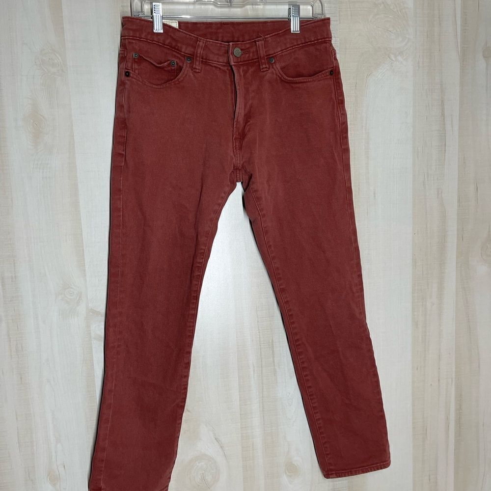 Abercrombie and Fitch red rust color skinny jeans,‎ size 29